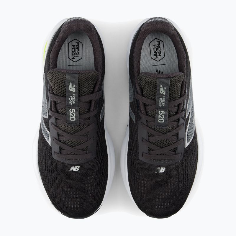 Încălțăminte de alergare pentru femei New Balance Fresh Foam 520's V9 black cement/dark silver metallic/pink salt 5