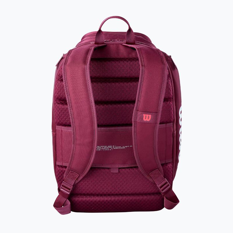 Rucsac de tenis Wilson Defyer Tennis Backpack V1 red 2