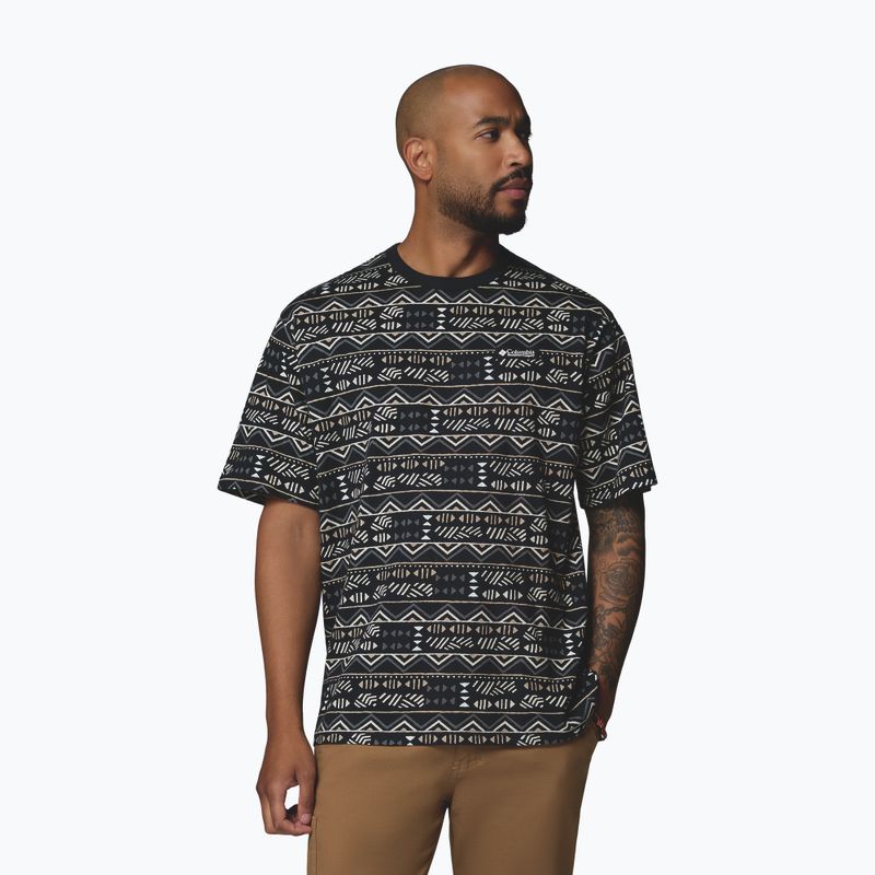 Tricou pentru bărbați Columbia CSC Heavyweight Printed Tee black/horizons