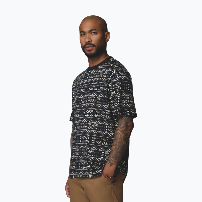 Tricou pentru bărbați Columbia CSC Heavyweight Printed Tee black/horizons 4