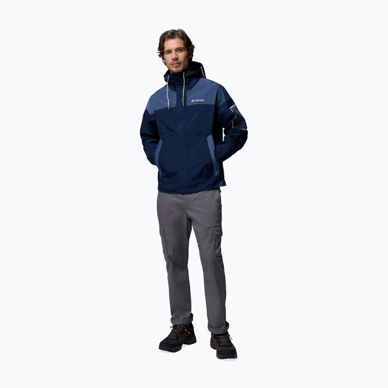 Geacă rezistentă la vânt pentru bărbați Columbia Challenger II Windbreaker collegiate navy/dark mountain 2