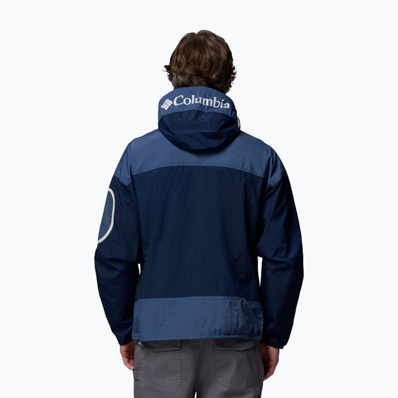 Geacă softshell pentru bărbați Columbia Challenger II Windbreaker collegiate navy/dark mountain 3