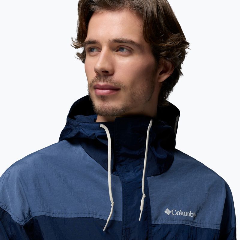 Geacă softshell pentru bărbați Columbia Challenger II Windbreaker collegiate navy/dark mountain 6