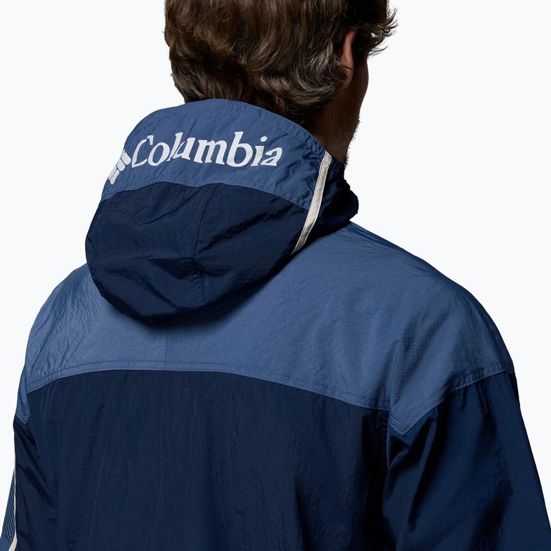 Geacă rezistentă la vânt pentru bărbați Columbia Challenger II Windbreaker collegiate navy/dark mountain 7