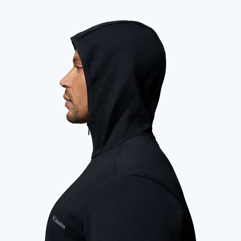 Bluză de trekking pentru bărbați Columbia Tech Spacer Knit Hoodie black/black 7