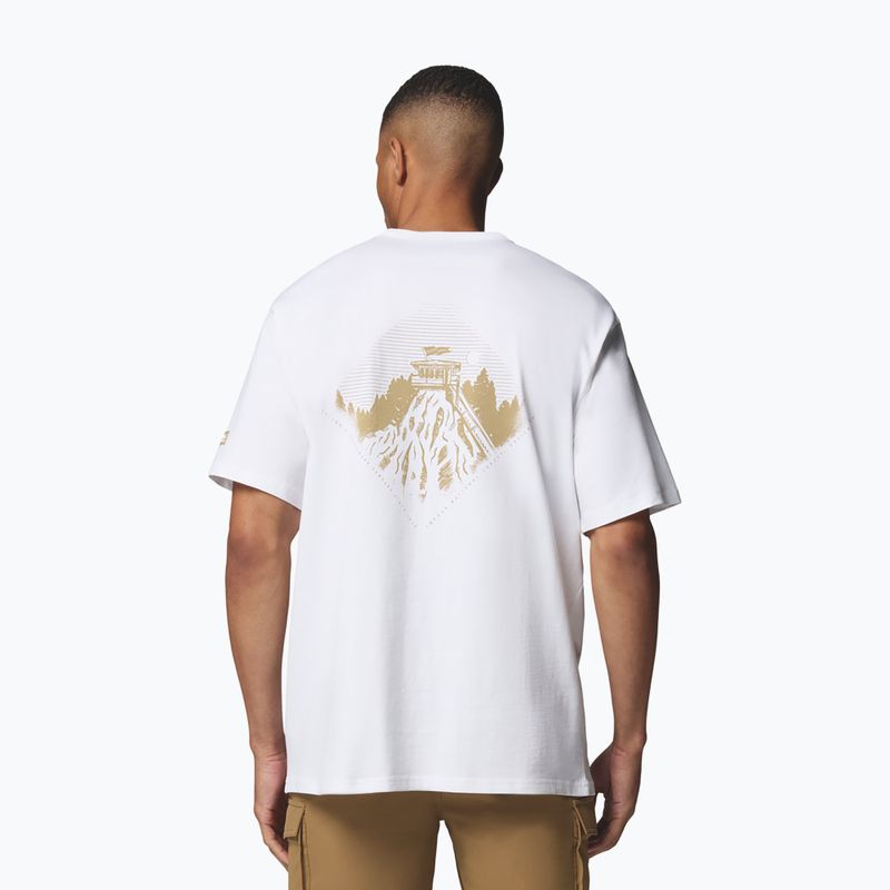 Tricou pentru bărbați Columbia CSC Heavyweight Back Graphic Tee white/heritage 3