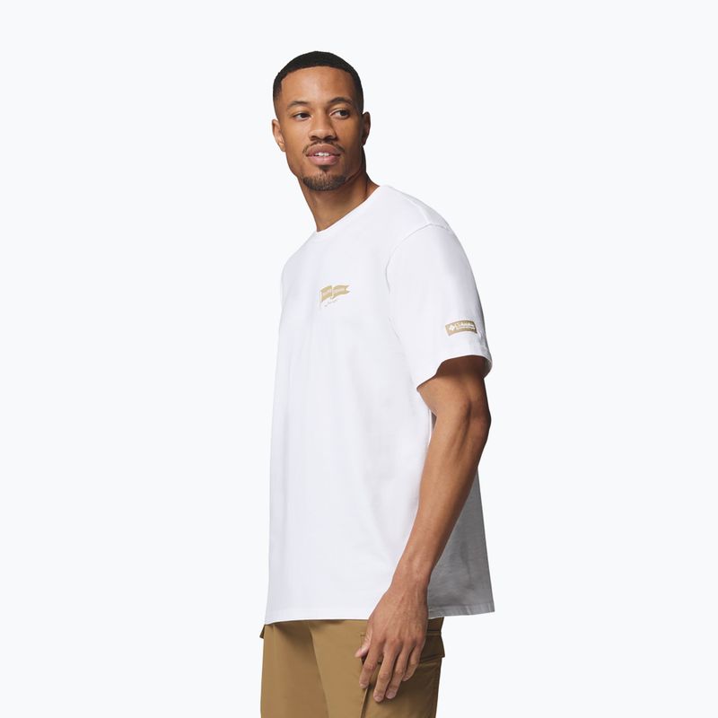 Tricou pentru bărbați Columbia CSC Heavyweight Back Graphic Tee white/heritage 4