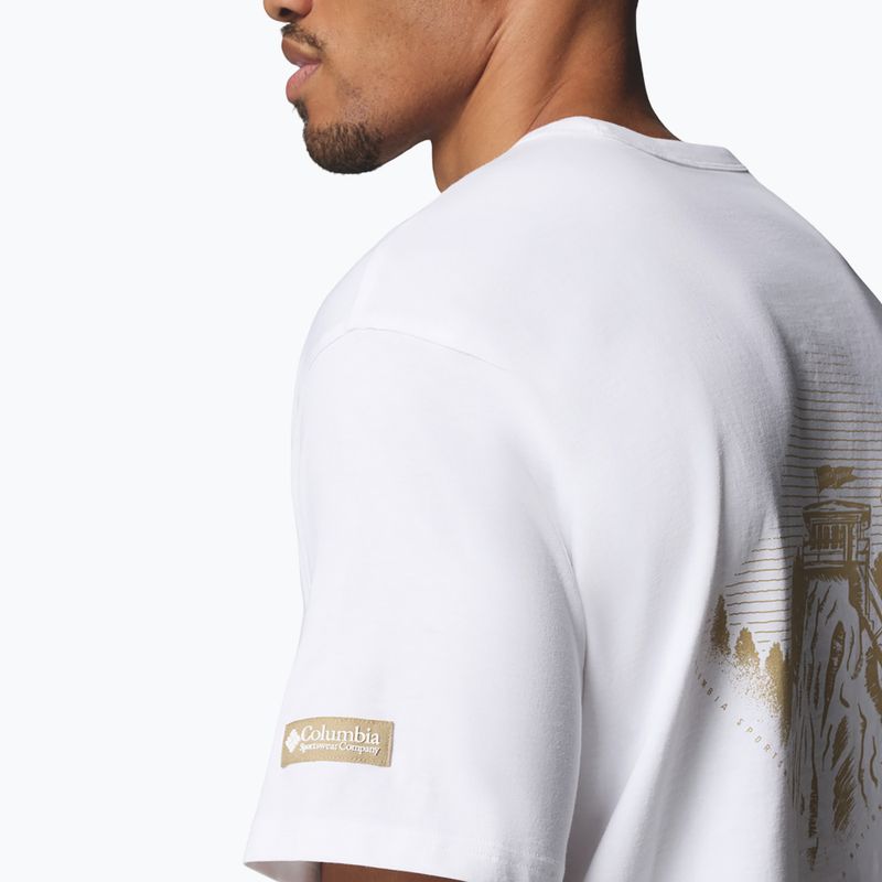 Tricou pentru bărbați Columbia CSC Heavyweight Back Graphic Tee white/heritage 6