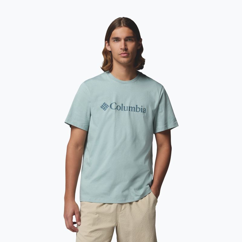 Tricou pentru bărbați Columbia CSC Basic Logo Tee crushed blue/gem columbia