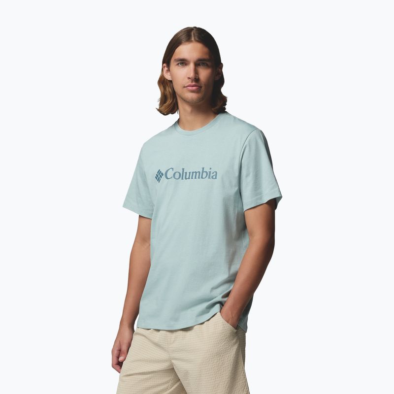 Tricou pentru bărbați Columbia CSC Basic Logo Tee crushed blue/gem columbia 4