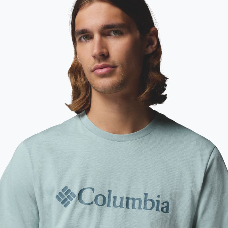 Tricou pentru bărbați Columbia CSC Basic Logo Tee crushed blue/gem columbia 5