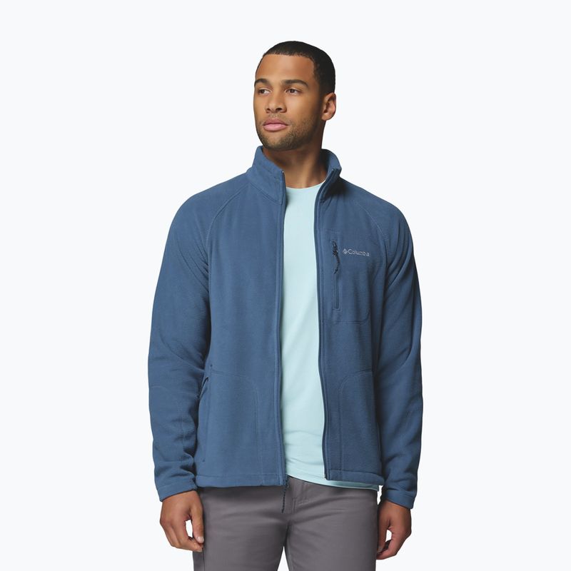 Bluză fleece pentru bărbați Columbia Fast Trek II dark mountain 4