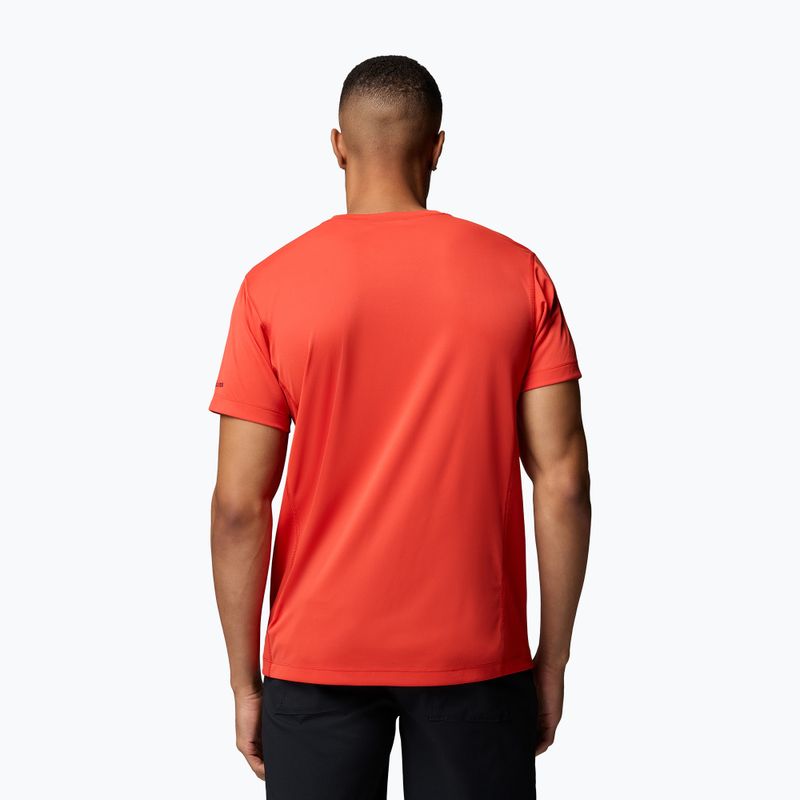 Tricou pentru bărbați Columbia Zero Rules Light Graphic Crew super sonic/scripted peaks 3