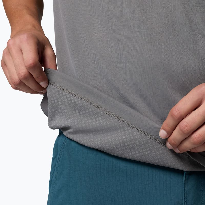 Tricou pentru bărbați Columbia Zero Rules Light Graphic Crew city grey/scripted peaks 6