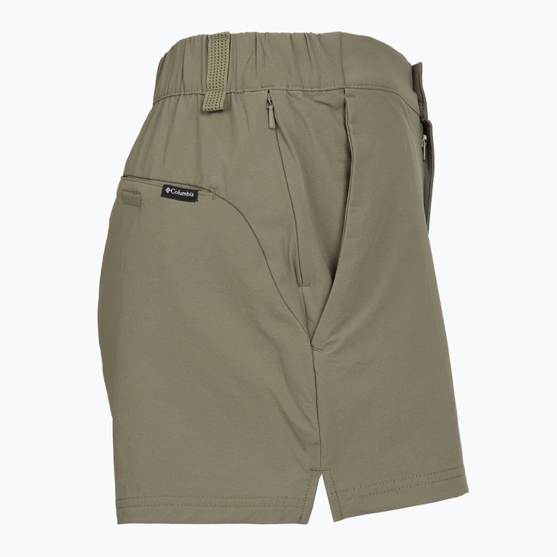 Pantaloni scurți de trekking pentru femei Columbia Shale Ridge stone green 10
