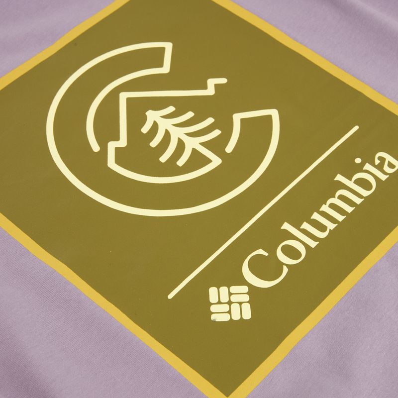 Tricou pentru bărbați Columbia CSC Basic Logo Back Tee shale purple/linework c badge 4