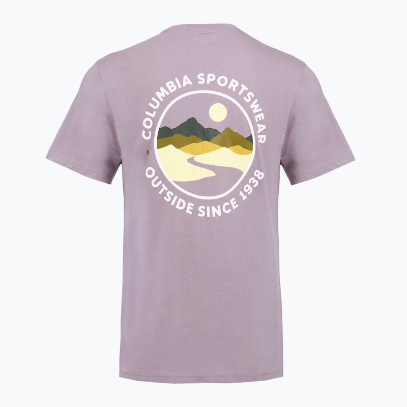 Tricou pentru bărbați Columbia CSC Outdoor Back Graphic shale purple/scoped view 2
