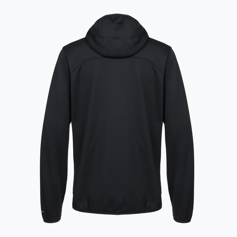 Bluză de trekking pentru bărbați Columbia Tall Heights Hdd Grid Fleece Full Zip black 2