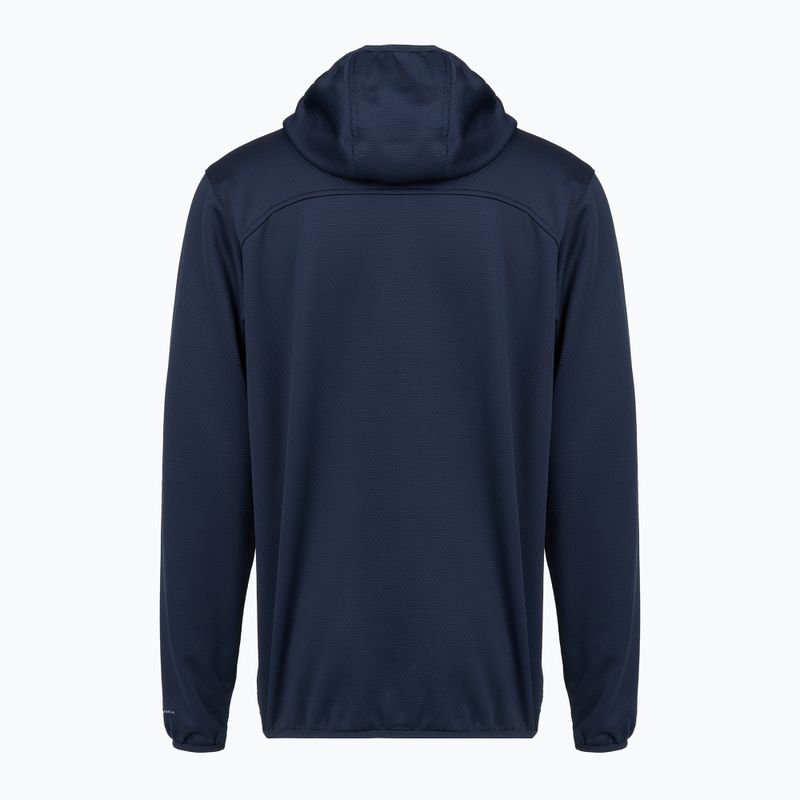 Bluză de trekking pentru bărbați Columbia Tall Heights Hdd Grid Fleece Full Zip collegiate navy/city grey 2