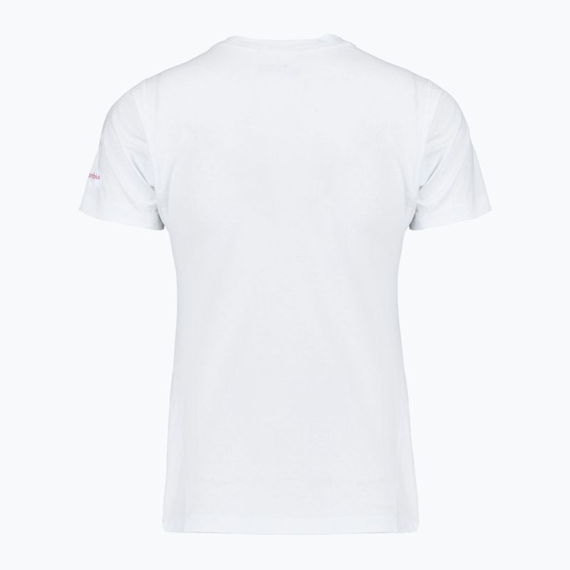 Tricou pentru femei Columbia Ruby Springs Graphic Fitted white/brandrise 2