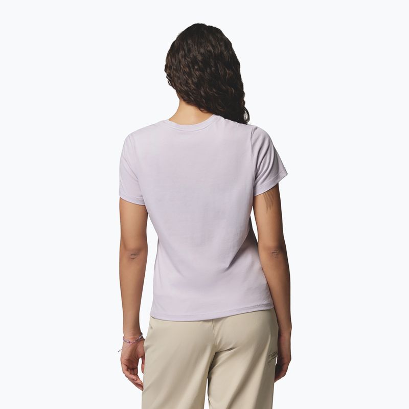 Tricou pentru femei Columbia Ruby Springs Graphic Fitted lavender pearl/brandrise 3