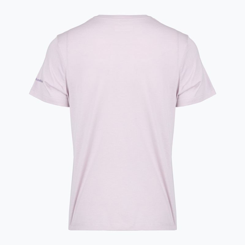 Tricou pentru femei Columbia Ruby Springs Graphic Fitted lavender pearl/brandrise 2