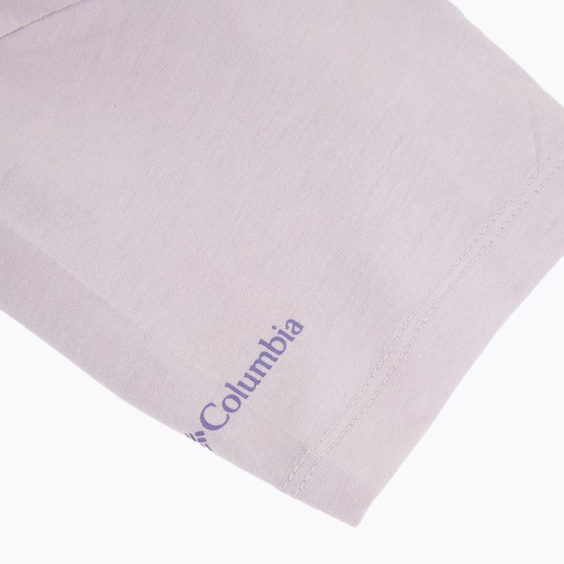 Tricou pentru femei Columbia Ruby Springs Graphic Fitted lavender pearl/brandrise 4