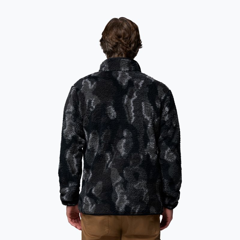 Bluză pentru bărbați Columbia Rugged Ridge High Pile Half Zip black treebark 3