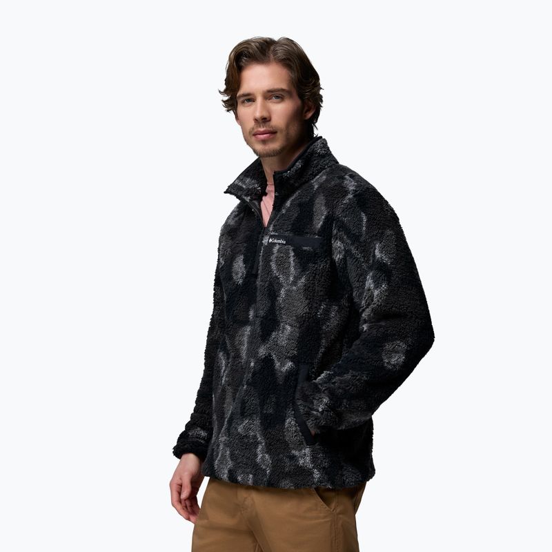 Bluză pentru bărbați Columbia Rugged Ridge High Pile Half Zip black treebark 4