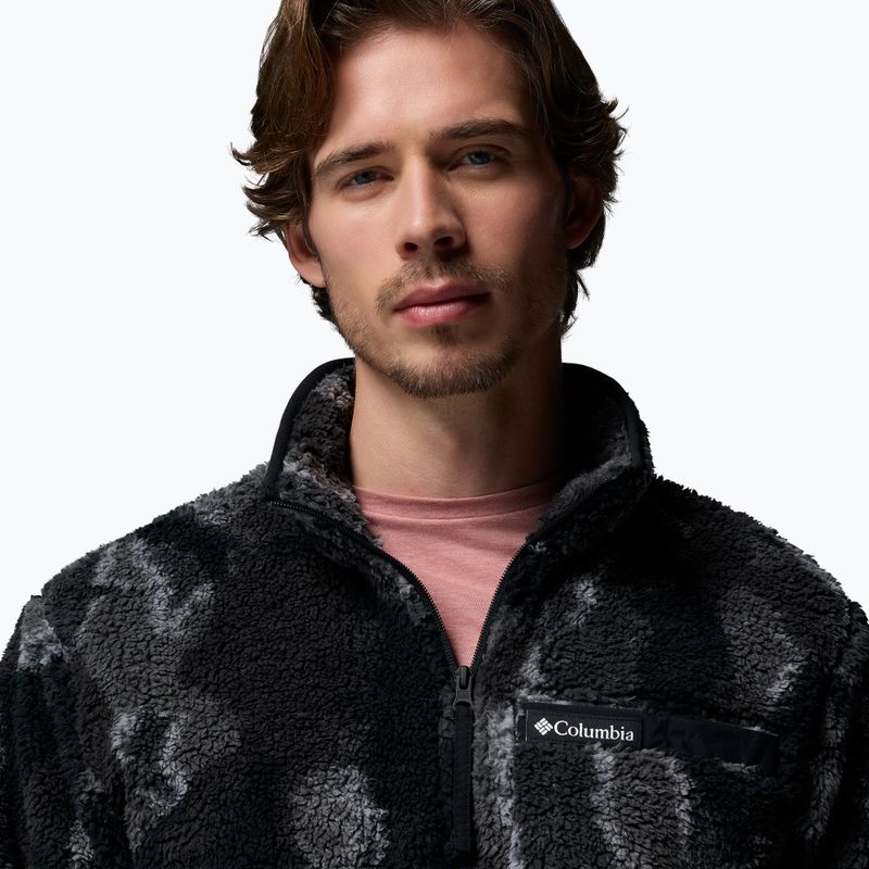 Bluză pentru bărbați Columbia Rugged Ridge High Pile Half Zip black treebark 5