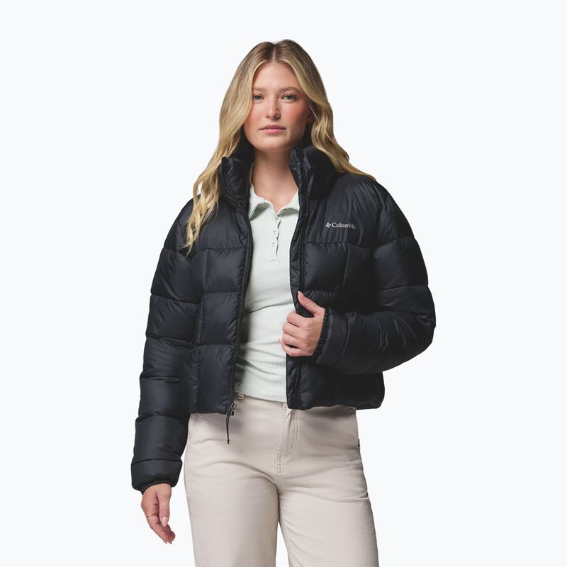 Geacă izolată pentru femei Columbia Puffect III Cropped black 4