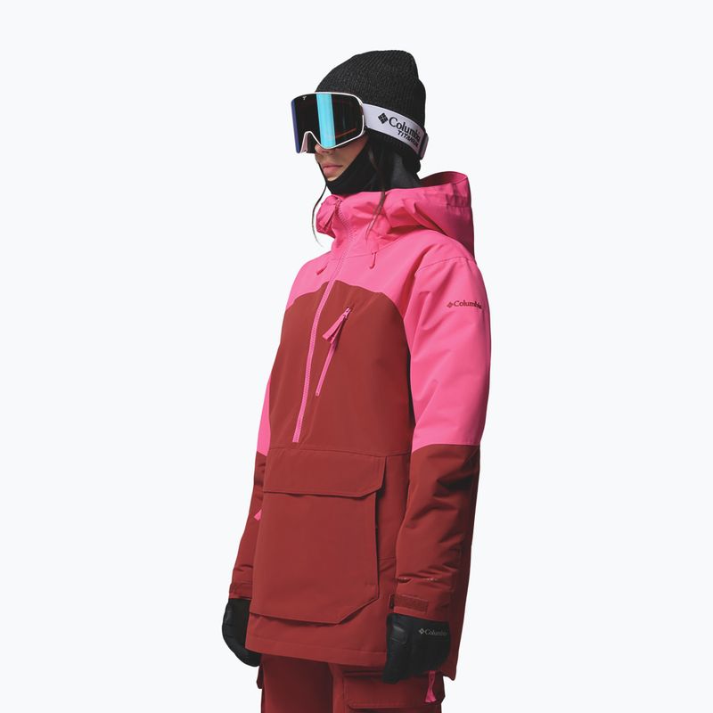 Geacă de snowboard pentru femei Columbia Coreshot Anorak red oxide/nico 4