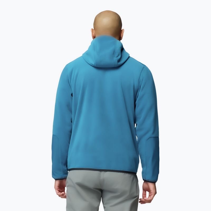 Bluză fleece pentru bărbați Columbia Pacific Arch 200 Hooded FZ Fleece Phoenix Blue 3