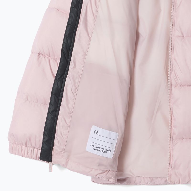 Geacă izolată pentru copii Columbia Puffect Hooded Mineral Pink/Black 3