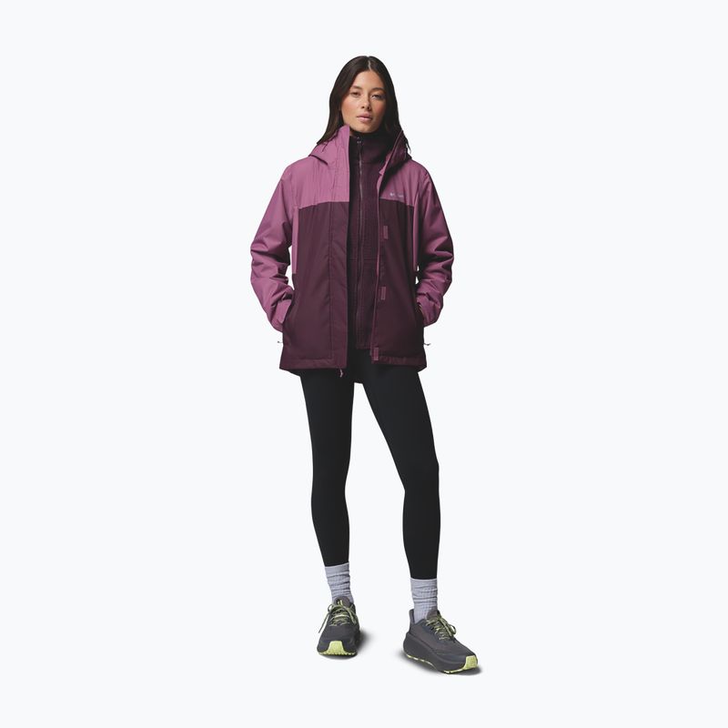 Geacă 3în1 pentru femei Columbia Hikebound II Interchange antique mauve/moonvista 2