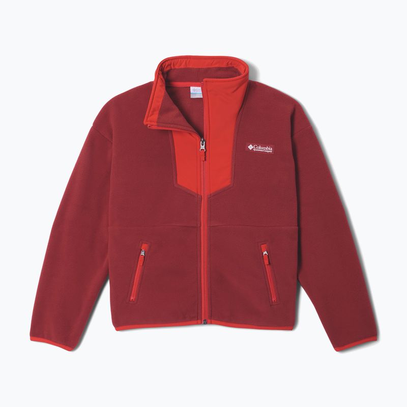 Bluză fleece pentru copii Columbia Sequoia Grove Full Zip Fleece red oxide/super sonic