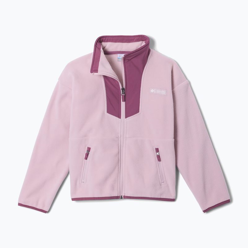 Bluză fleece pentru copii Columbia Sequoia Grove Full Zip Fleece mineral pink/antique mauve