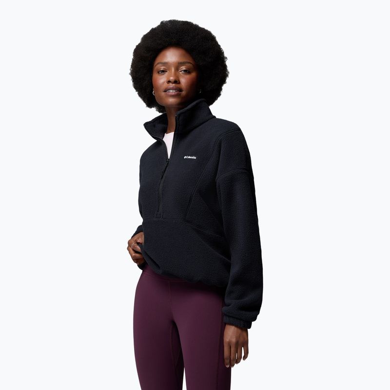 Bluză fleece pentru femei Columbia Timber Meadow MTR Fleece HZ black 4