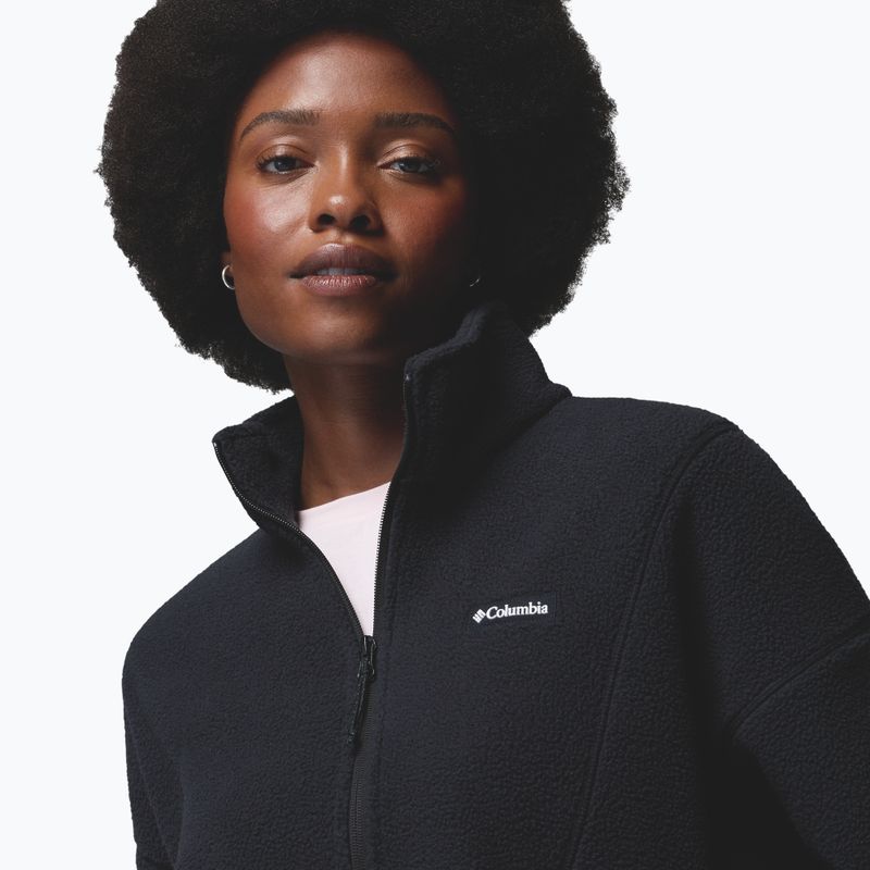 Bluză fleece pentru femei Columbia Timber Meadow MTR Fleece HZ black 5