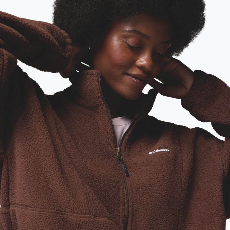 Bluză fleece pentru femei Columbia Timber Meadow MTR Fleece HZ tobacco 5