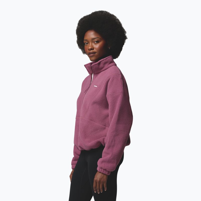 Bluză fleece pentru femei Columbia Timber Meadow MTR Fleece HZ antique mauve 4