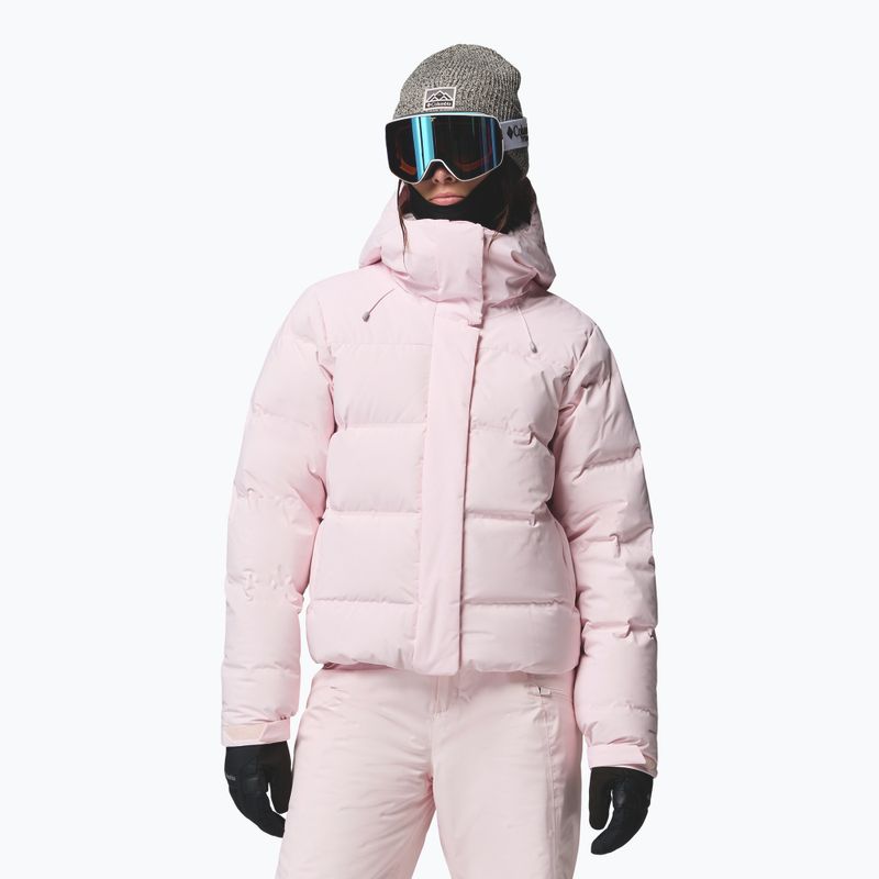 Geacă de schi pentru femei Columbia Roffe Ridge Down Heat Seal powder pink