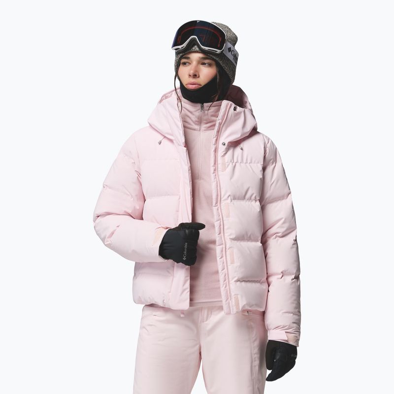 Geacă de schi pentru femei Columbia Roffe Ridge Down Heat Seal powder pink 5
