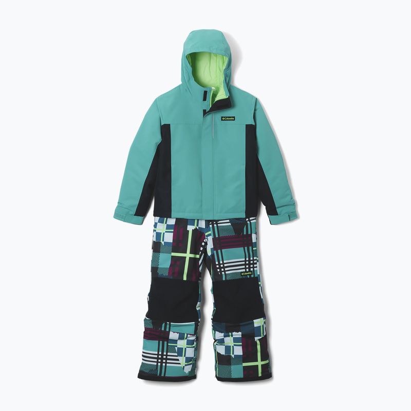 Set de schi pentru copii Columbia Buga IV Set teal/black