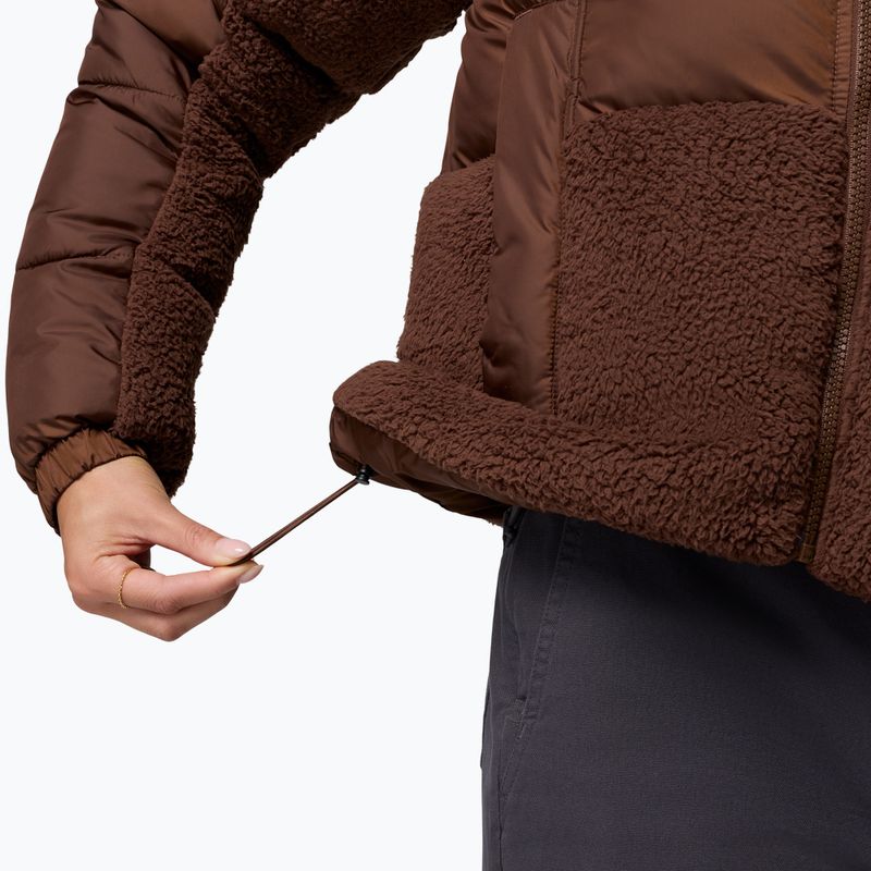 Geacă hibrid pentru femei Columbia Leadbetter Point II Sherpa Hybrid tobacco 8