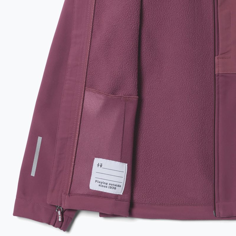 Geacă softshell pentru copii Columbia Ascender Hooded Softshell antique mauve 3