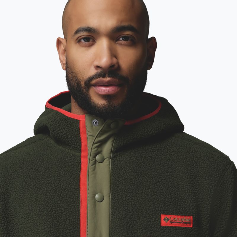 Bluză fleece pentru bărbați Columbia Helvetia II Hoodie Greenscape 5