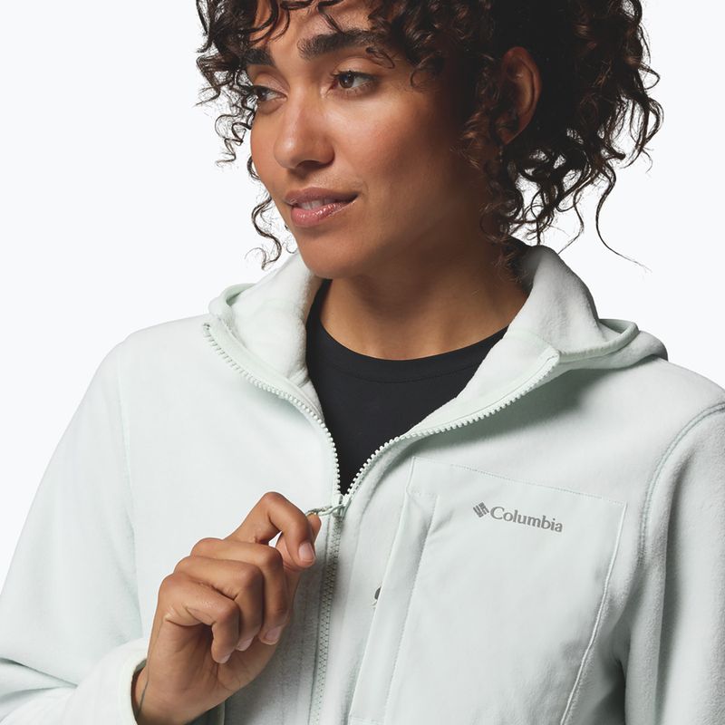 Bluză fleece pentru femei Columbia Pacific Arch 200 Hooded Full Zip Fleece tea light 6
