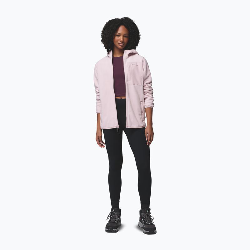 Bluză fleece pentru femei Columbia Pacific Arch 200 Hooded Full Zip Fleece mineral pink 2
