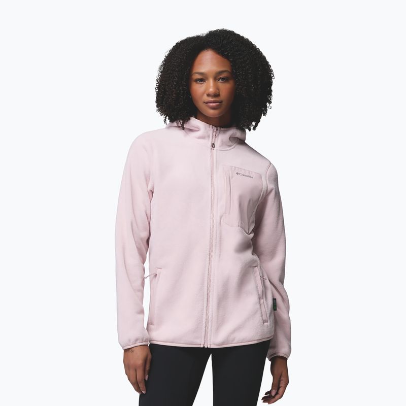 Bluză fleece pentru femei Columbia Pacific Arch 200 Hooded Full Zip Fleece mineral pink 4